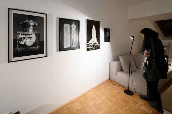 VIENNA ART WEEK 2025: Kathrin Hanga @ Open Studio Days (8.11. &amp; 9.11.2025) Foto: eSeL.at - Joanna Pianka