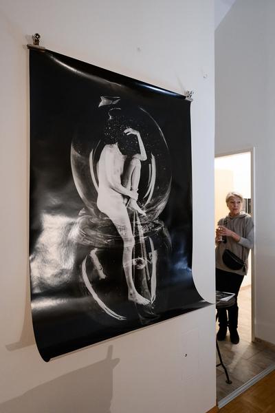 VIENNA ART WEEK 2025: Kathrin Hanga @ Open Studio Days (8.11. &amp; 9.11.2025) Foto: eSeL.at - Joanna Pianka