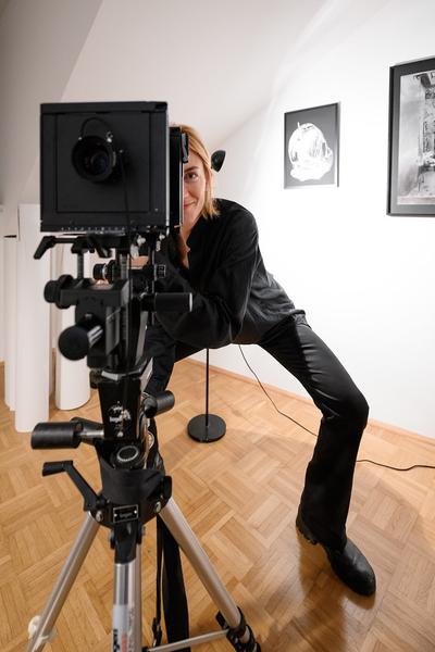 VIENNA ART WEEK 2025: Kathrin Hanga @ Open Studio Days (8.11. &amp; 9.11.2025) Foto: eSeL.at - Joanna Pianka