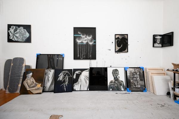 VIENNA ART WEEK 2025: Alexandra Baumgartner @ Open Studio Days (8.11. &amp; 9.11.2025) Foto: eSeL.at - Joanna Pianka