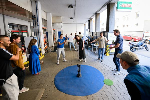 Creatives for Vienna – Making Spaces X Klima Biennale Wien: VIA TANKE (Tankstelle Johanna-Garage, 25.04.2026) Foto: Wirtschaftsagentur Wien / eSeL.at - Joanna Pianka