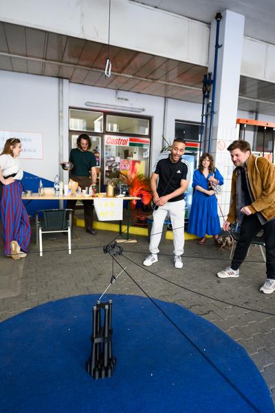 Creatives for Vienna – Making Spaces X Klima Biennale Wien: VIA TANKE (Tankstelle Johanna-Garage, 25.04.2026) Foto: Wirtschaftsagentur Wien / eSeL.at - Joanna Pianka