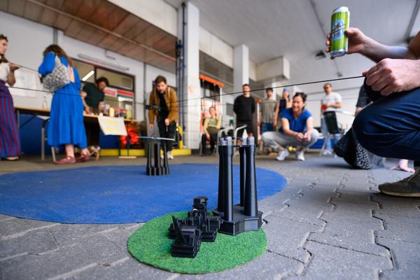 Creatives for Vienna – Making Spaces X Klima Biennale Wien: VIA TANKE (Tankstelle Johanna-Garage, 25.04.2026) Foto: Wirtschaftsagentur Wien / eSeL.at - Joanna Pianka