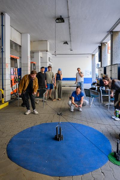 Creatives for Vienna – Making Spaces X Klima Biennale Wien: VIA TANKE (Tankstelle Johanna-Garage, 25.04.2026) Foto: Wirtschaftsagentur Wien / eSeL.at - Joanna Pianka