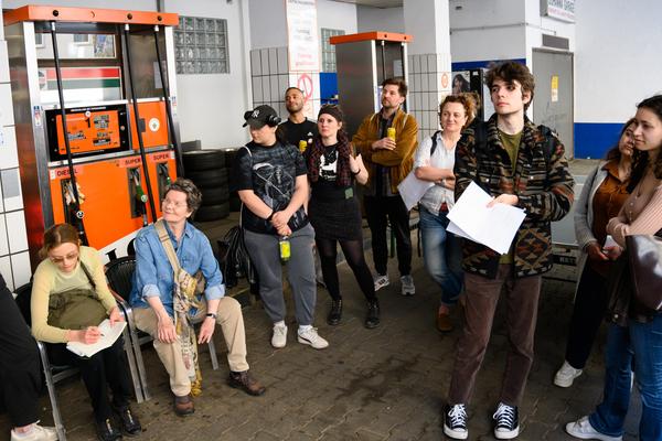 Creatives for Vienna – Making Spaces X Klima Biennale Wien: VIA TANKE (Tankstelle Johanna-Garage, 25.04.2026) Foto: Wirtschaftsagentur Wien / eSeL.at - Joanna Pianka