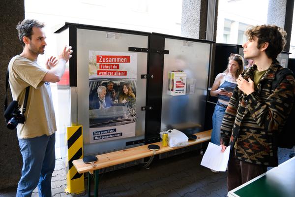 Creatives for Vienna – Making Spaces X Klima Biennale Wien: VIA TANKE (Tankstelle Johanna-Garage, 25.04.2026) Foto: Wirtschaftsagentur Wien / eSeL.at - Joanna Pianka