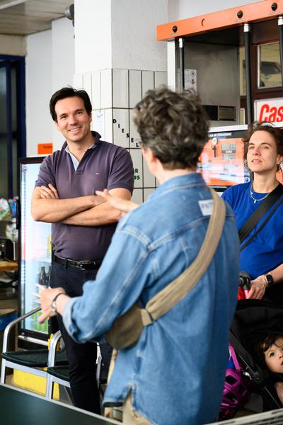 Creatives for Vienna – Making Spaces X Klima Biennale Wien: VIA TANKE (Tankstelle Johanna-Garage, 25.04.2026) Foto: Wirtschaftsagentur Wien / eSeL.at - Joanna Pianka