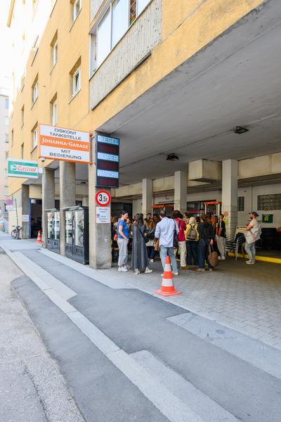 Creatives for Vienna – Making Spaces X Klima Biennale Wien: VIA TANKE (Tankstelle Johanna-Garage, 25.04.2026) Foto: Wirtschaftsagentur Wien / eSeL.at - Joanna Pianka