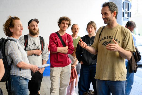 Creatives for Vienna – Making Spaces X Klima Biennale Wien: VIA TANKE (Tankstelle Johanna-Garage, 25.04.2026) Foto: Wirtschaftsagentur Wien / eSeL.at - Joanna Pianka