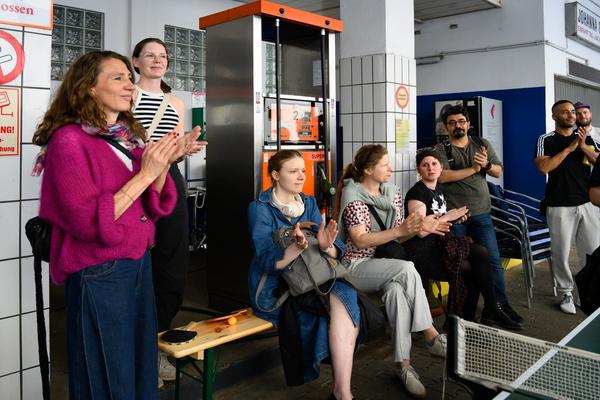 Creatives for Vienna – Making Spaces X Klima Biennale Wien: VIA TANKE (Tankstelle Johanna-Garage, 25.04.2026) Foto: Wirtschaftsagentur Wien / eSeL.at - Joanna Pianka