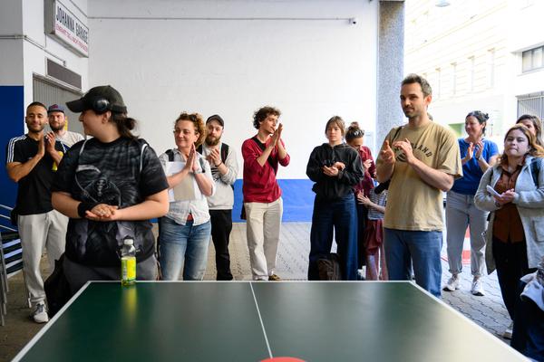 Creatives for Vienna – Making Spaces X Klima Biennale Wien: VIA TANKE (Tankstelle Johanna-Garage, 25.04.2026) Foto: Wirtschaftsagentur Wien / eSeL.at - Joanna Pianka