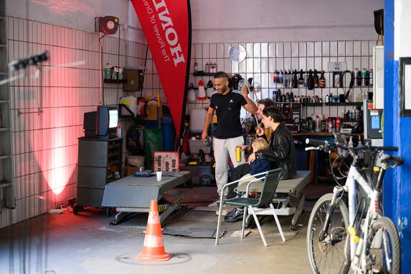 Creatives for Vienna – Making Spaces X Klima Biennale Wien: VIA TANKE (Tankstelle Johanna-Garage, 25.04.2026) Foto: Wirtschaftsagentur Wien / eSeL.at - Joanna Pianka