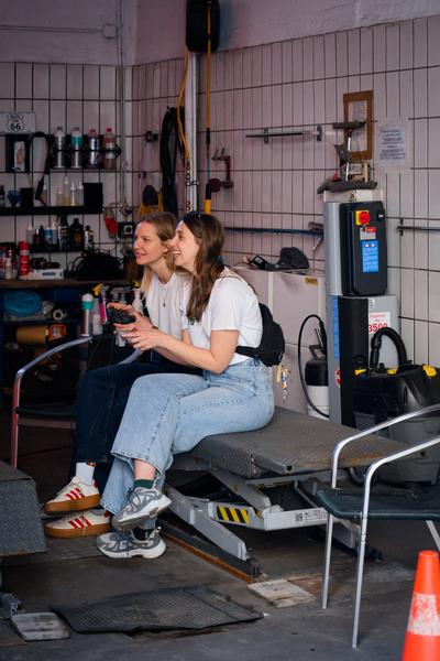 Creatives for Vienna – Making Spaces X Klima Biennale Wien: VIA TANKE (Tankstelle Johanna-Garage, 25.04.2026) Foto: Wirtschaftsagentur Wien / eSeL.at - Joanna Pianka