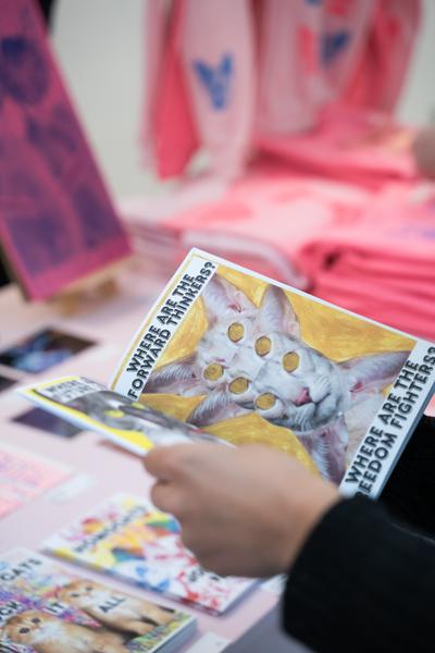 Vienna Art Book Fair #3 (Die Angewandte/VZA - 17--19.10.2025) Foto: eSeL.at - Sarah Tasha