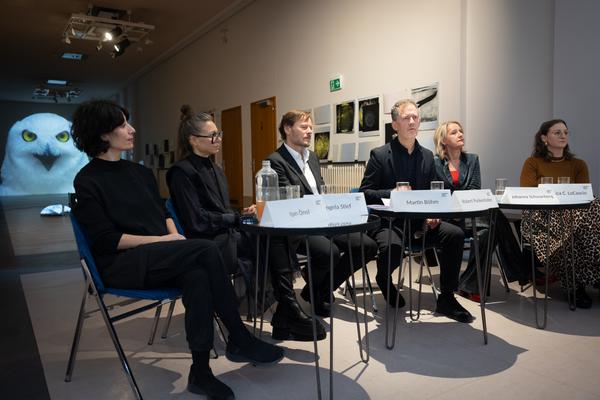 VIENNA ART WEEK 20025 Pressekonferenz (&quot;House of Learning Systems&quot; / Funkhaus, 6.11.2025) Foto: eSeL.at - Lorenz Seidler