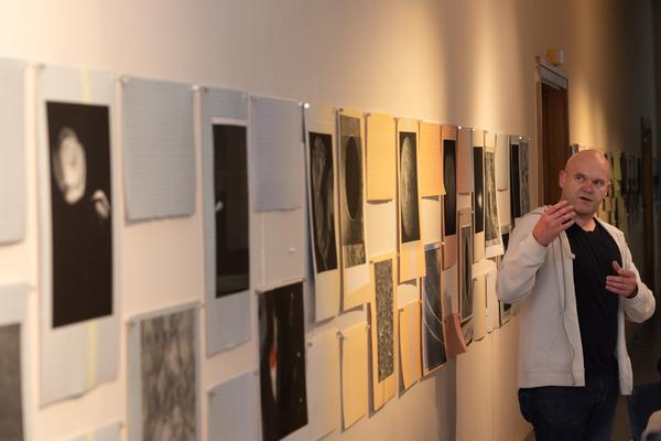 VIENNA ART WEEK 20025 Pressekonferenz (&quot;House of Learning Systems&quot; / Funkhaus, 6.11.2025) Foto: eSeL.at - Lorenz Seidler