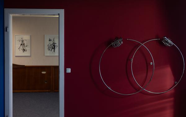 VIENNA ART WEEK 20025 Pressekonferenz (&quot;House of Learning Systems&quot; / Funkhaus, 6.11.2025) Foto: eSeL.at - Lorenz Seidler