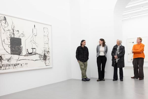 Tobias Pils - Meet the artist (Galerie Eva Presenhuber, 13.11.2025) Foto: eSeL.at - Lorenz Seidler