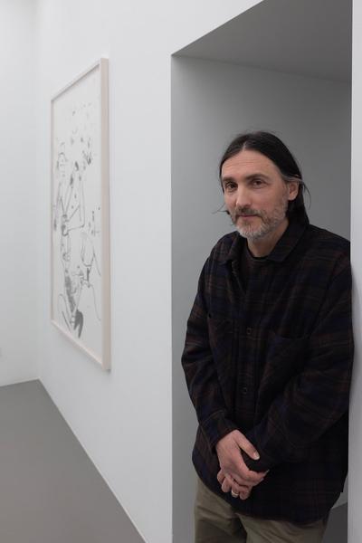 Tobias Pils - Meet the artist (Galerie Eva Presenhuber, 13.11.2025) Foto: eSeL.at - Lorenz Seidler