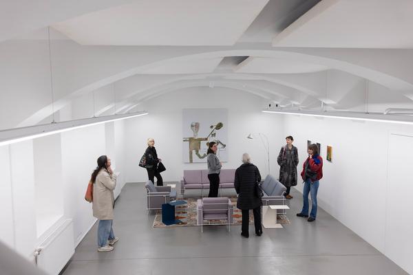 Tobias Pils - Meet the artist (Galerie Eva Presenhuber, 13.11.2025) Foto: eSeL.at - Lorenz Seidler