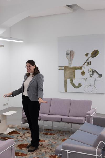 Tobias Pils - Meet the artist (Galerie Eva Presenhuber, 13.11.2025) Foto: eSeL.at - Lorenz Seidler