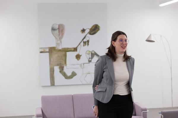 Tobias Pils - Meet the artist (Galerie Eva Presenhuber, 13.11.2025) Foto: eSeL.at - Lorenz Seidler