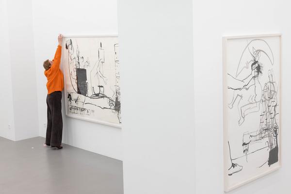 Tobias Pils - Meet the artist (Galerie Eva Presenhuber, 13.11.2025) Foto: eSeL.at - Lorenz Seidler