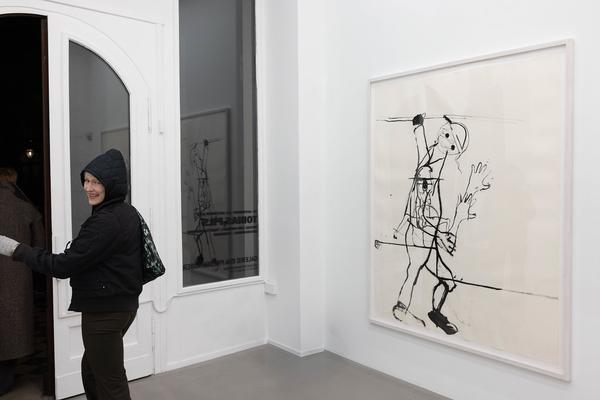 Tobias Pils - Meet the artist (Galerie Eva Presenhuber, 13.11.2025) Foto: eSeL.at - Lorenz Seidler