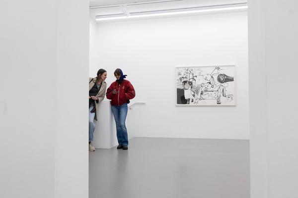 Tobias Pils - Meet the artist (Galerie Eva Presenhuber, 13.11.2025) Foto: eSeL.at - Lorenz Seidler