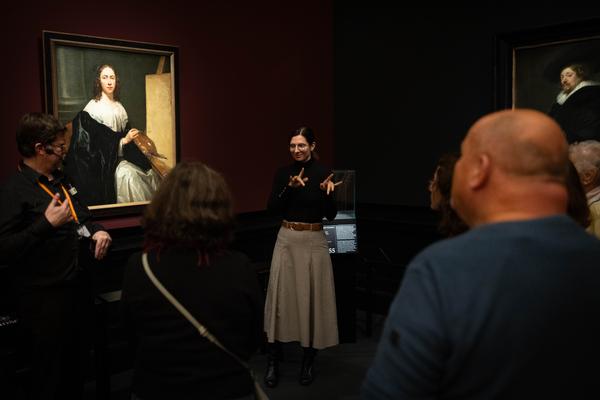 VIENNA ART WEEK für ALLE: &quot;Alles Männersache&quot; ÖGS-FÜHRUNG &quot;Michaelina Wautier, Malerin&quot; (Kunsthistorisches Museum, 14.11.2025) Foto: eSeL.at - Lorenz Seidler