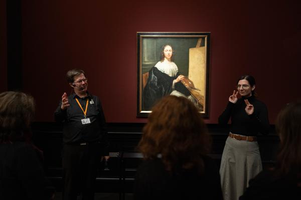 VIENNA ART WEEK für ALLE: &quot;Alles Männersache&quot; ÖGS-FÜHRUNG &quot;Michaelina Wautier, Malerin&quot; (Kunsthistorisches Museum, 14.11.2025) Foto: eSeL.at - Lorenz Seidler