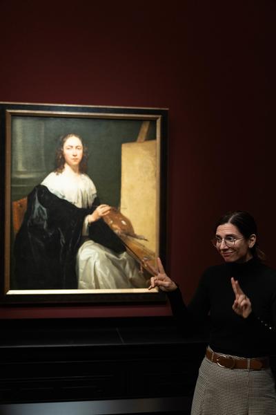 VIENNA ART WEEK für ALLE: "Alles Männersache" ÖGS-FÜHRUNG "Michaelina Wautier, Malerin" (Kunsthistorisches Museum, 14.11.2025) Foto: eSeL.at - Lorenz Seidler