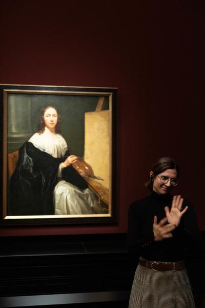VIENNA ART WEEK für ALLE: "Alles Männersache" ÖGS-FÜHRUNG "Michaelina Wautier, Malerin" (Kunsthistorisches Museum, 14.11.2025) Foto: eSeL.at - Lorenz Seidler