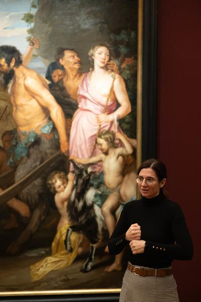VIENNA ART WEEK für ALLE: "Alles Männersache" ÖGS-FÜHRUNG "Michaelina Wautier, Malerin" (Kunsthistorisches Museum, 14.11.2025) Foto: eSeL.at - Lorenz Seidler