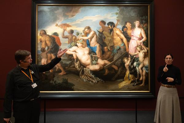 VIENNA ART WEEK für ALLE: "Alles Männersache" ÖGS-FÜHRUNG "Michaelina Wautier, Malerin" (Kunsthistorisches Museum, 14.11.2025) Foto: eSeL.at - Lorenz Seidler