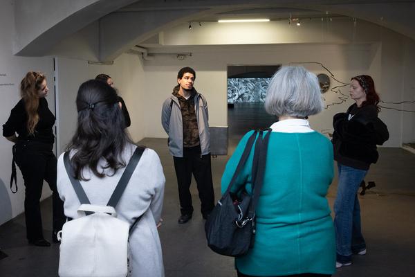VIENNA ART WEEK Independent Art Spaces Tour: DAS WEISSE HAUS (11.11.2025) Foto: eSeL.at - Lorenz Seidler