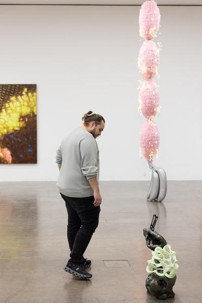 VIENNA ART WEEK für ALLE: Überblicksführung Gebärdensprache Guan Xiao &quot;Teenager&quot; (Kunsthalle Wien, 11.11.2025) Foto: eSeL.at - Lorenz Seidler