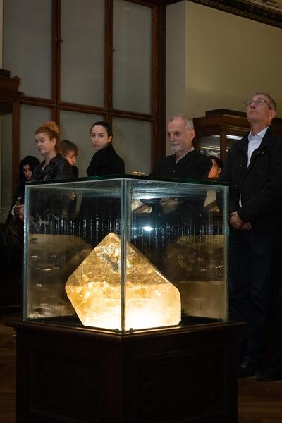 VIENNA ART WEEK: Camila Sposati &quot;Mineral as a Musical Note&quot; (Naturhistorisches Museum, 12.11.2025) Foto: eSeL.at - Lorenz Seidler