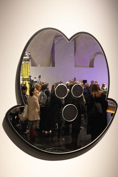 VIENNA ART WEEK Dialogführung Thomas Feuerstein &quot;METABOLICA&quot; (MQ Freiraum &amp; MQ Salon, 12.11.2025) Foto: eSeL.at - Lorenz Seidler