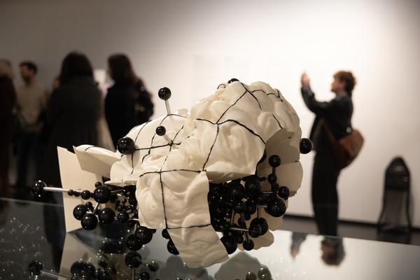 VIENNA ART WEEK Dialogführung Thomas Feuerstein &quot;METABOLICA&quot; (MQ Freiraum &amp; MQ Salon, 12.11.2025) Foto: eSeL.at - Lorenz Seidler