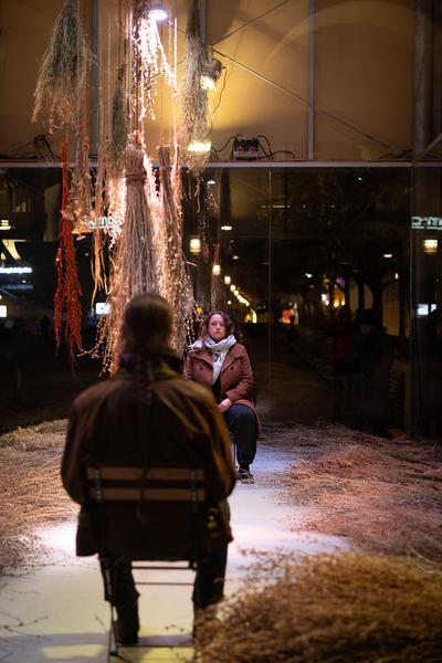 VIENNA ART WEEK Eröffnung Anita Fuchs &quot;Wiesenstück&quot; (MQ Art Box, 12.11.2025) Foto: eSeL.at - Lorenz Seidler