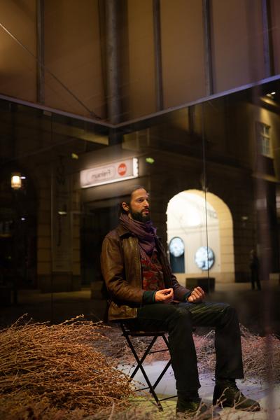 VIENNA ART WEEK Eröffnung Anita Fuchs &quot;Wiesenstück&quot; (MQ Art Box, 12.11.2025) Foto: eSeL.at - Lorenz Seidler