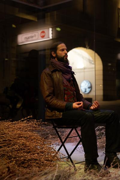 VIENNA ART WEEK Eröffnung Anita Fuchs &quot;Wiesenstück&quot; (MQ Art Box, 12.11.2025) Foto: eSeL.at - Lorenz Seidler