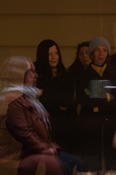 VIENNA ART WEEK Eröffnung Anita Fuchs &quot;Wiesenstück&quot; (MQ Art Box, 12.11.2025) Foto: eSeL.at - Lorenz Seidler