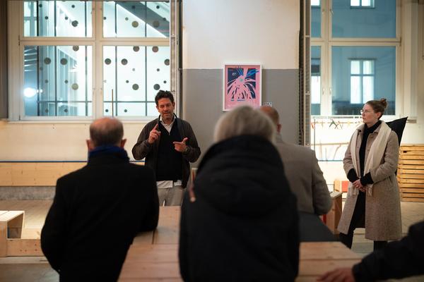 VIENNA ART WEEK &quot;Creatives for Vienna – Making Spaces&quot; (Markterei, 12.11.2025) Foto: eSeL.at - Lorenz Seidler