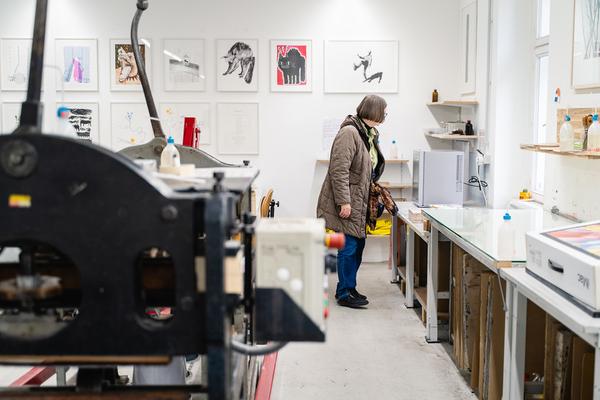 Angewandte Einblicke: die Klasse Jan Svenungsson – Zeichnung und Druckgrafik (Universität für angewandte Kunst, 11.11.2025) Foto: eSeL.at - Robert Puteanu