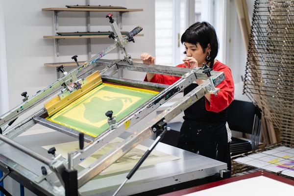 Angewandte Einblicke: die Klasse Jan Svenungsson – Zeichnung und Druckgrafik (Universität für angewandte Kunst, 11.11.2025) Foto: eSeL.at - Robert Puteanu