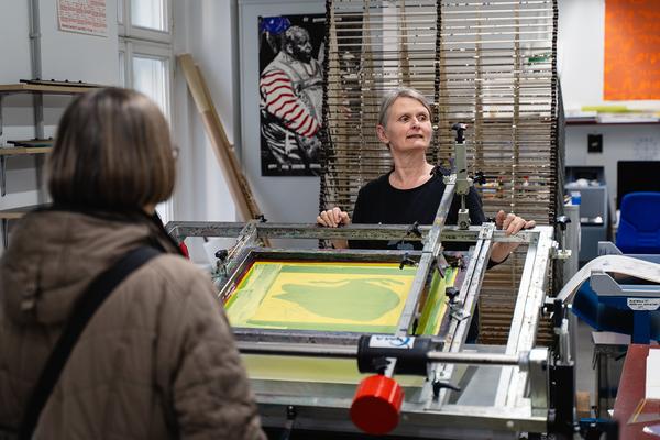 Angewandte Einblicke: die Klasse Jan Svenungsson – Zeichnung und Druckgrafik (Universität für angewandte Kunst, 11.11.2025) Foto: eSeL.at - Robert Puteanu