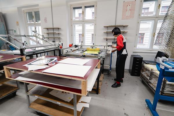 Angewandte Einblicke: die Klasse Jan Svenungsson – Zeichnung und Druckgrafik (Universität für angewandte Kunst, 11.11.2025) Foto: eSeL.at - Robert Puteanu