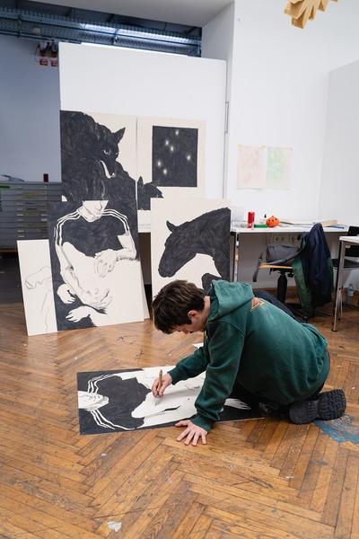 Angewandte Einblicke: die Klasse Jan Svenungsson – Zeichnung und Druckgrafik (Universität für angewandte Kunst, 11.11.2025) Foto: eSeL.at - Robert Puteanu